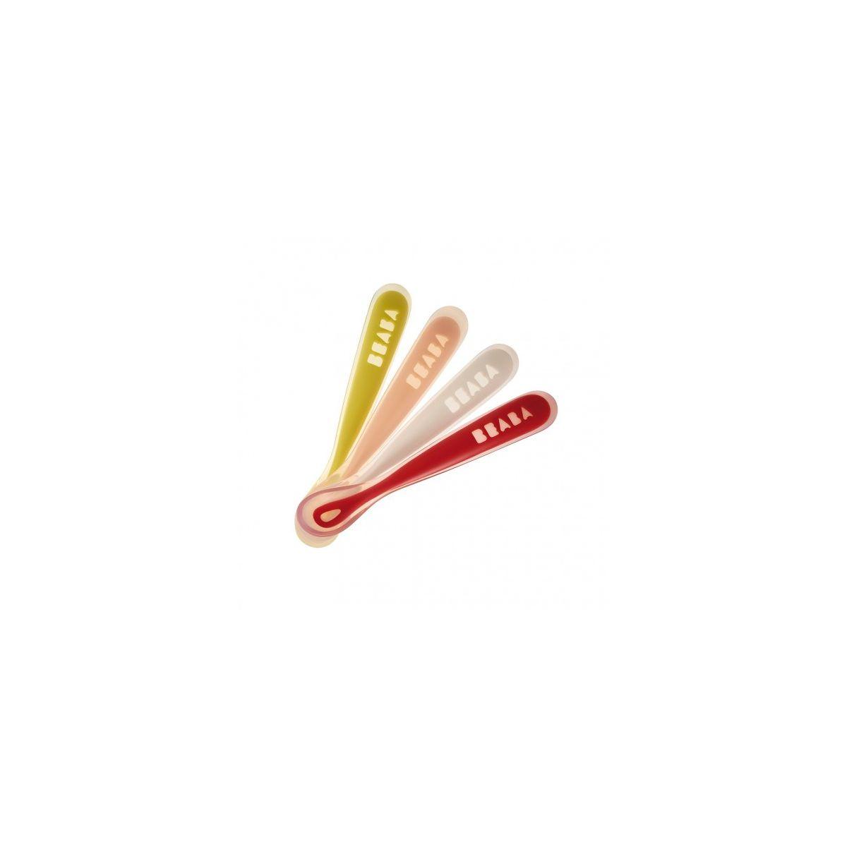Cuill�re beaba 913414 4 cuill�res silicone 1er age - livraison offerte : code livdom (photo) Cuill�re beaba 913414 4 cuill�res silicone 1er age - livraison offerte : code livdom (photo)
