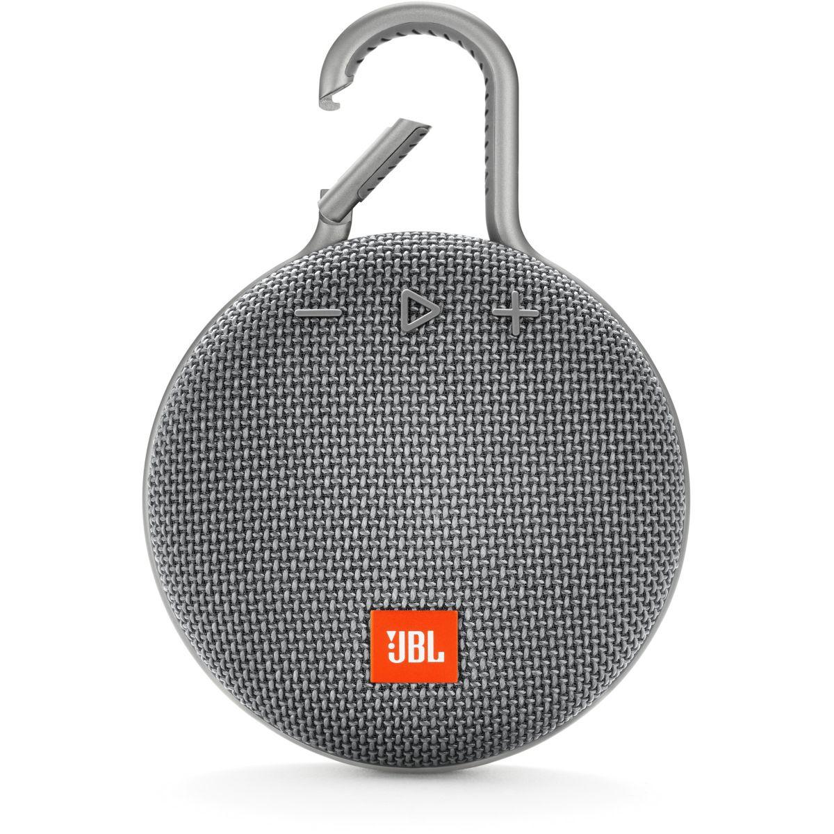 Enceinte bluetooth jbl clip 3 gris - livraison offerte : code livprem (photo) Enceinte bluetooth jbl clip 3 gris - livraison offerte : code livprem (photo)