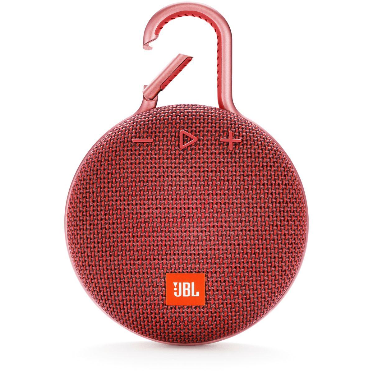 Enceinte bluetooth jbl clip 3 rouge - livraison offerte : code livprem (photo) Enceinte bluetooth jbl clip 3 rouge - livraison offerte : code livprem (photo)