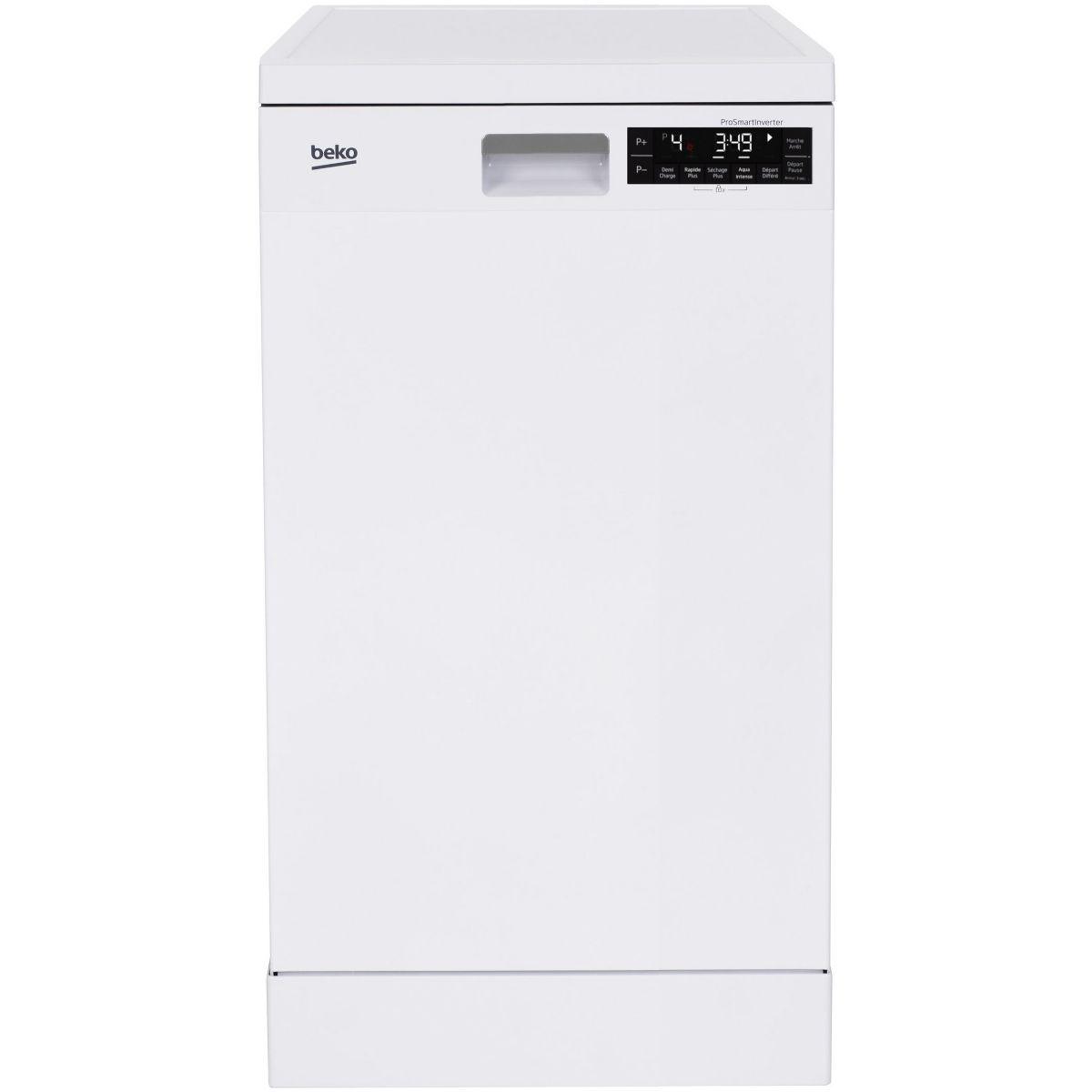 Lave vaisselle 45 cm beko dfs28120w - livraison offerte : code livd (photo) Lave vaisselle 45 cm beko dfs28120w - livraison offerte : code livd (photo)