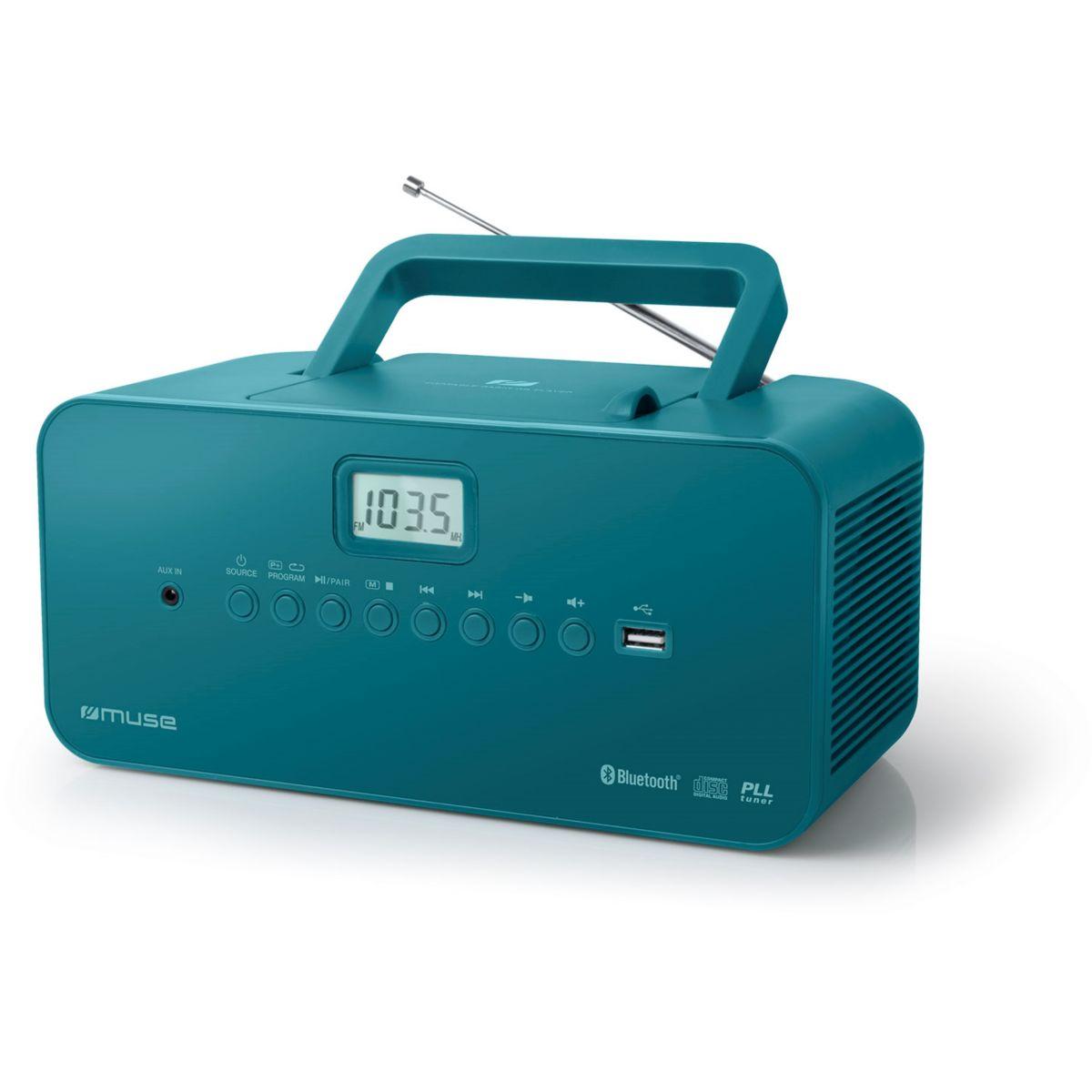 Radio cd muse m-30 bt bleu (photo) Radio cd muse m-30 bt bleu (photo)