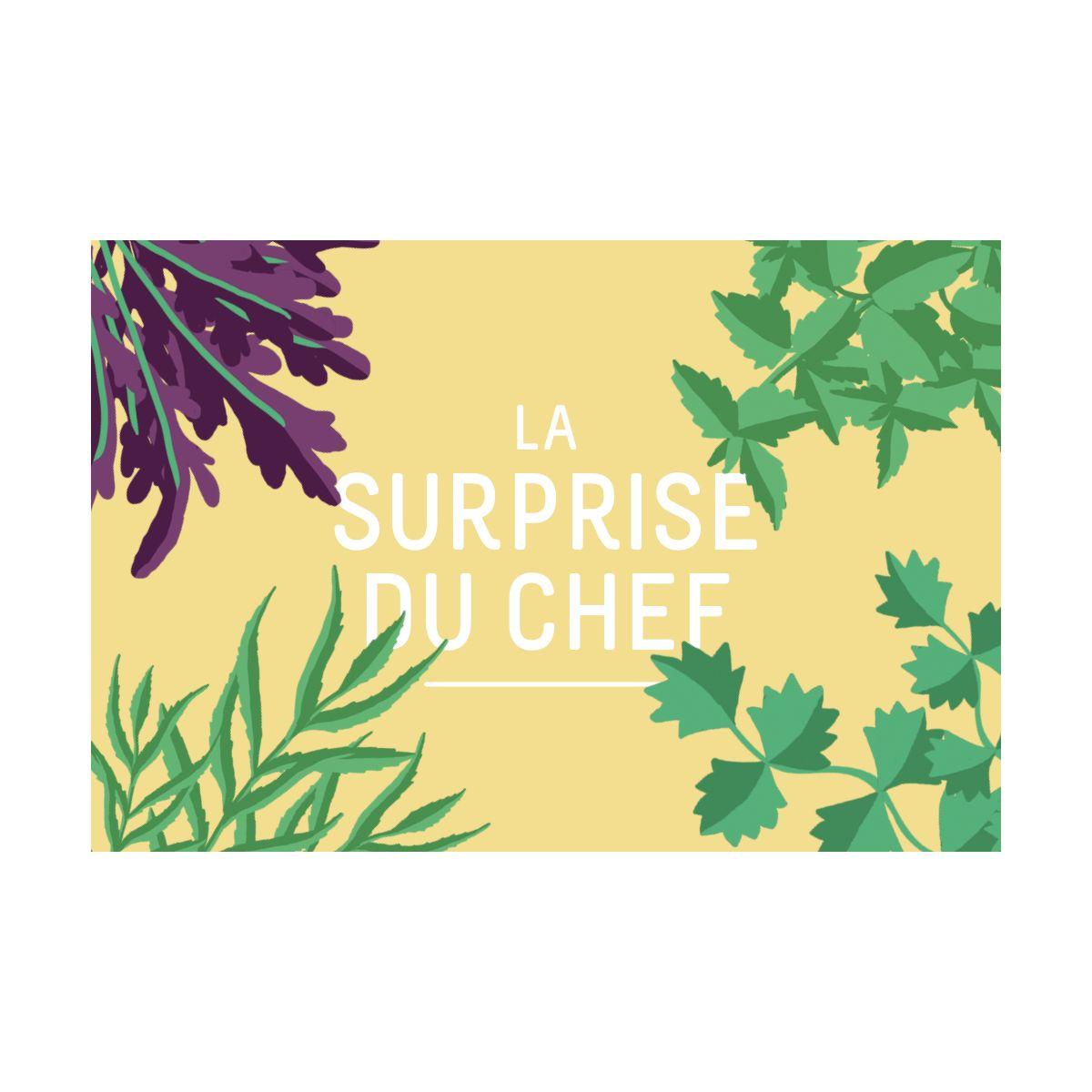 Coffret pret a pousser la surprise du chef (photo) Coffret pret a pousser la surprise du chef (photo)