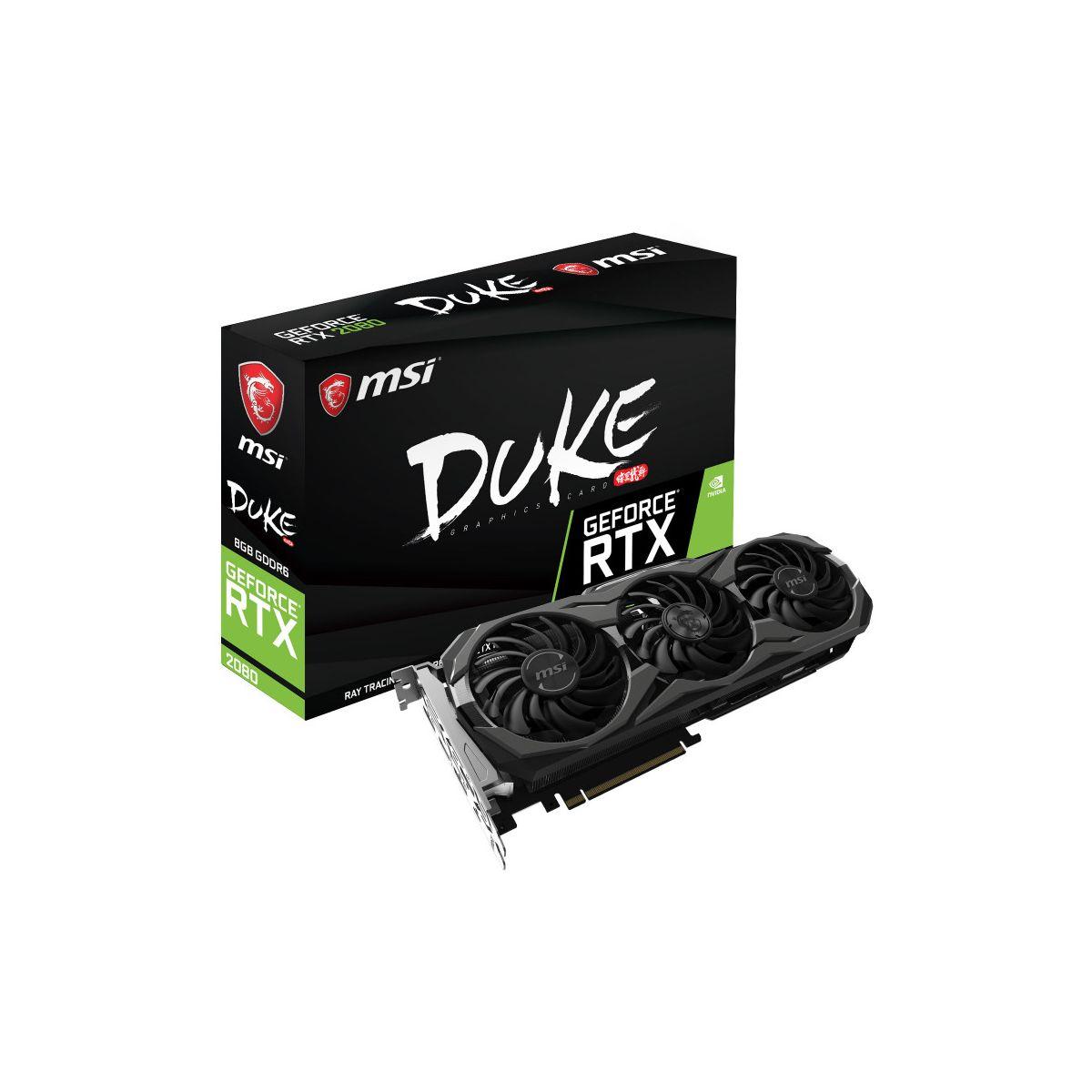 Carte graphique nvidia msi geforce rtx 2080 duke 8g oc - 2% de remise imm�diate avec le code : deal2 (photo) Carte graphique nvidia msi geforce rtx 2080 duke 8g oc - 2% de remise imm�diate avec le code : deal2 (photo)