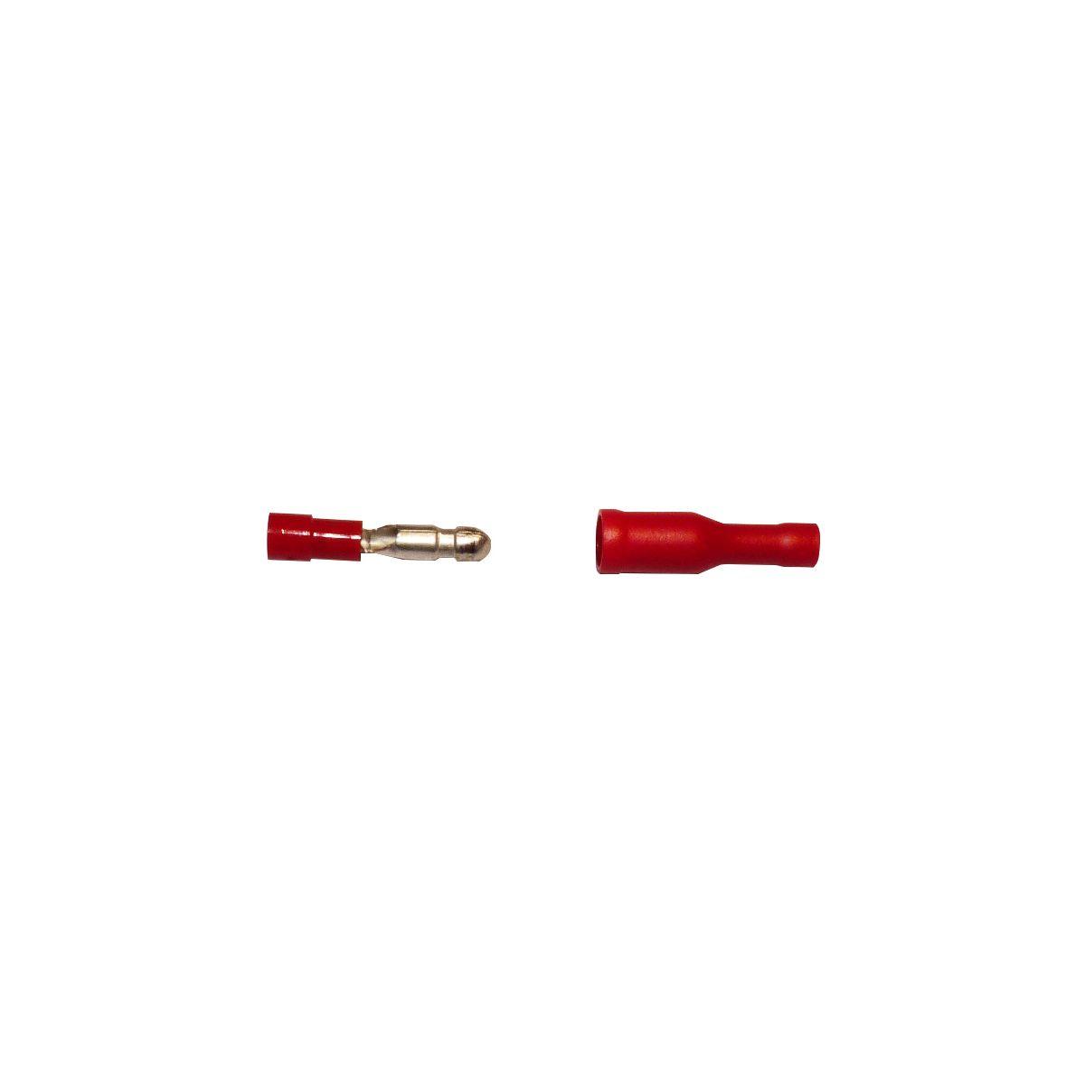 Interface sofare 5 males 5 femelles rondes rouges de 4mm (photo) Interface sofare 5 males 5 femelles rondes rouges de 4mm (photo)