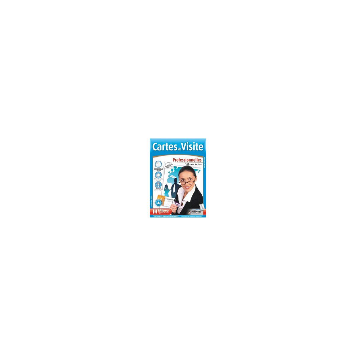 Papier cr�atif micro application 100 cartes de visites pro - 2% de remise imm�diate avec le code : school2 (photo) Papier cr�atif micro application 100 cartes de visites pro - 2% de remise imm�diate avec le code : school2 (photo)