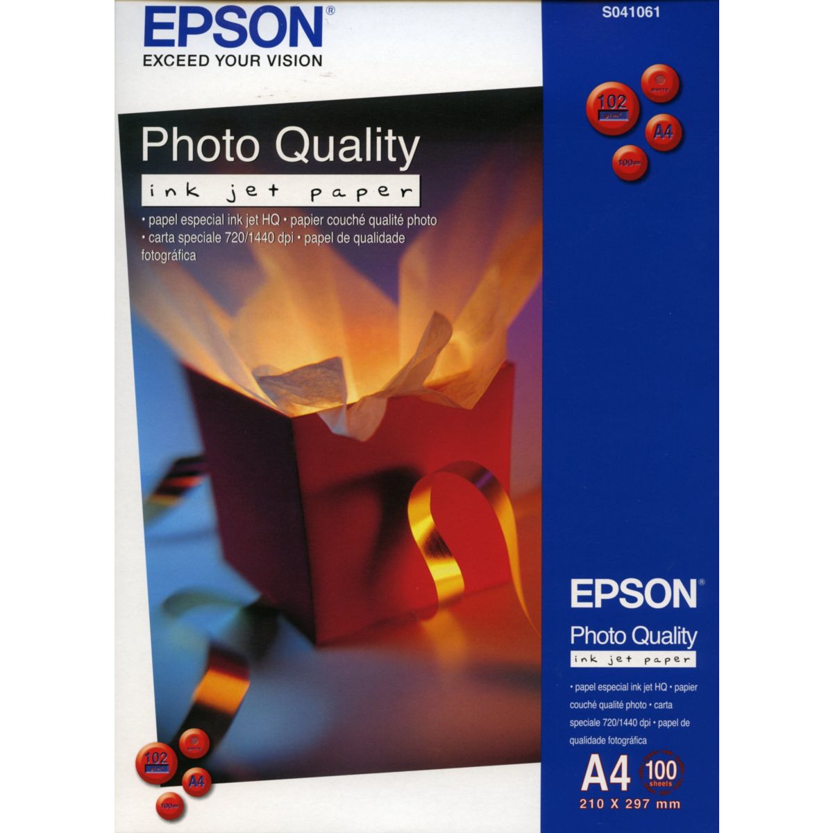 Papier photo epson a4 100g 100 feuilles - produit coup de coeur webdistrib.com ! (photo) Papier photo epson a4 100g 100 feuilles - produit coup de coeur webdistrib.com ! (photo)