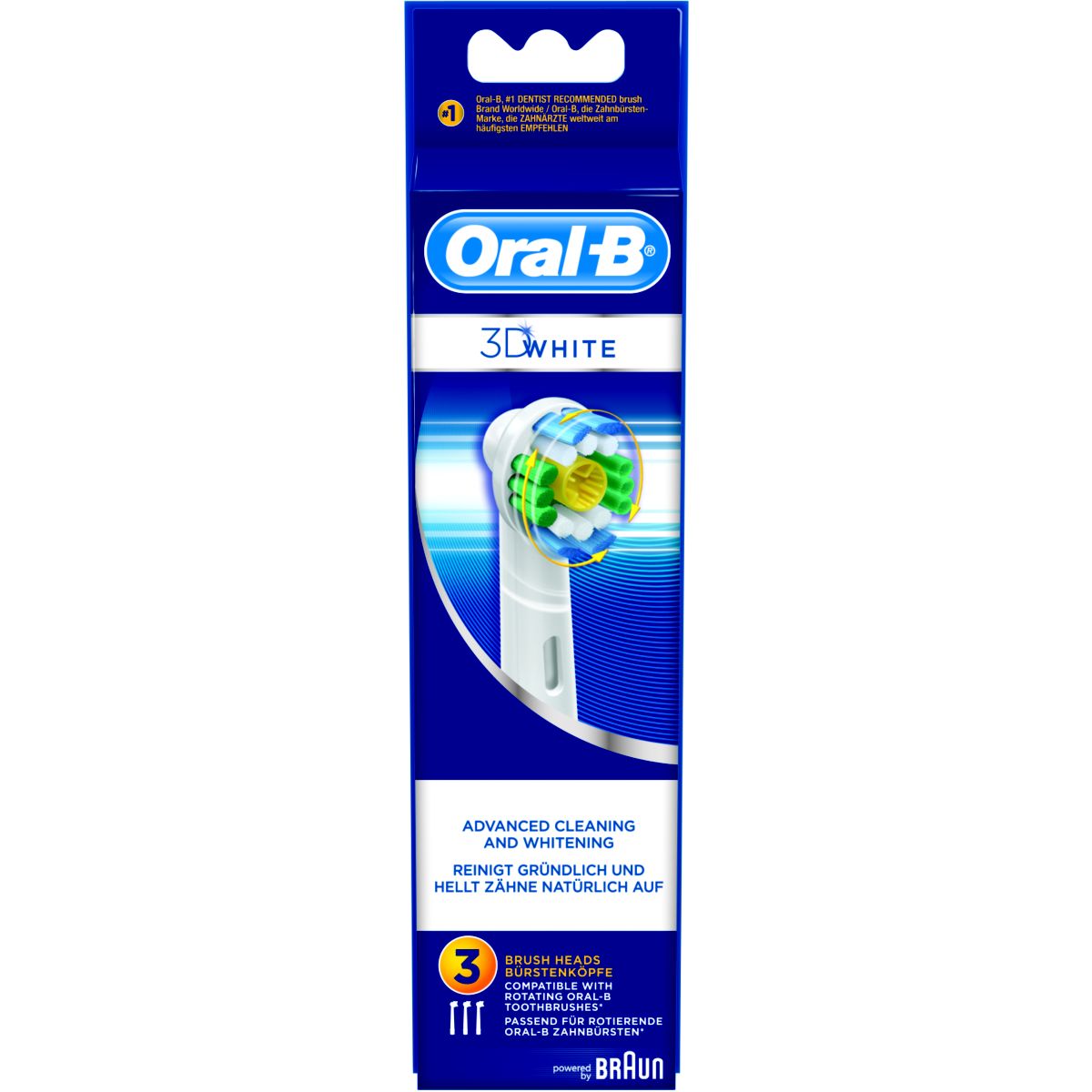 Brossette braun oral-b pro bright blancheur + propreté eb18 (x3) - 5% de remise : code access5 (photo) Brossette braun oral-b pro bright blancheur + propreté eb18 (x3) - 5% de remise : code access5 (photo)