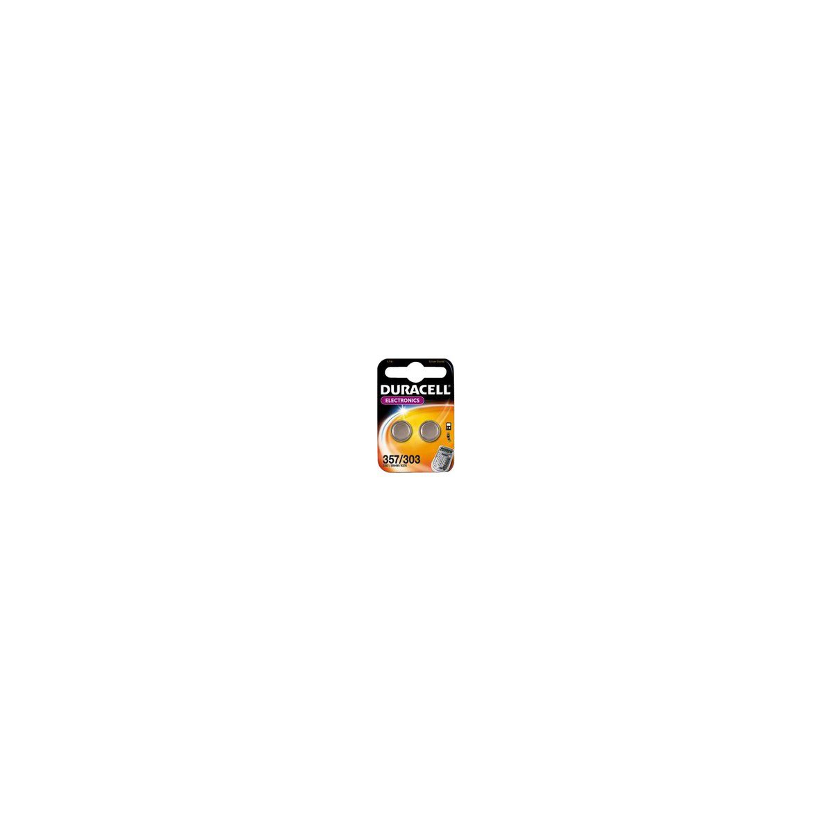 Pile non rechargeable duracell 357/303 * 2 (photo) Pile non rechargeable duracell 357/303 * 2 (photo)