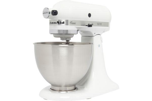 Robot sur socle kitchenaid 5k45ss blanc classic - livraison offerte : code livpremium (photo) Robot sur socle kitchenaid 5k45ss blanc classic - livraison offerte : code livpremium (photo)
