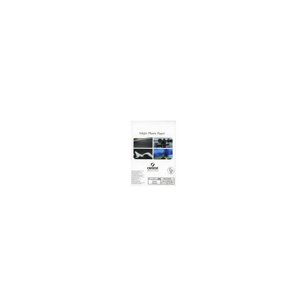 Papier photo canson dap 10x15-100f-260g brillant (photo) Papier photo canson dap 10x15-100f-260g brillant (photo)