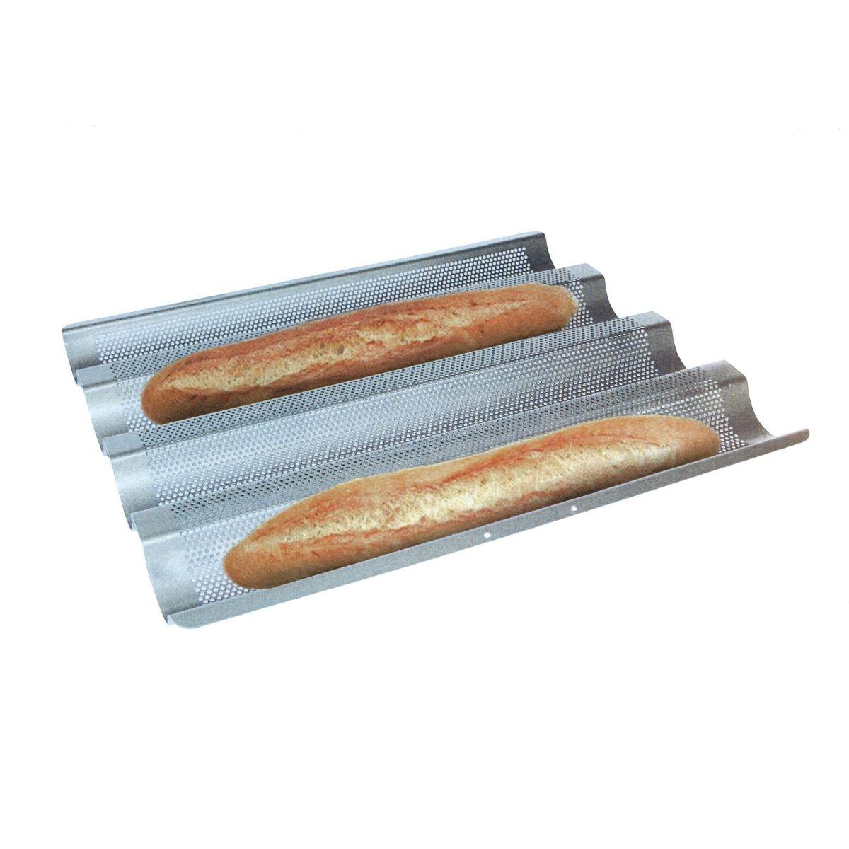 Moule baumalu 4 baguettes et tuiles 38x32cm (photo) Moule baumalu 4 baguettes et tuiles 38x32cm (photo)