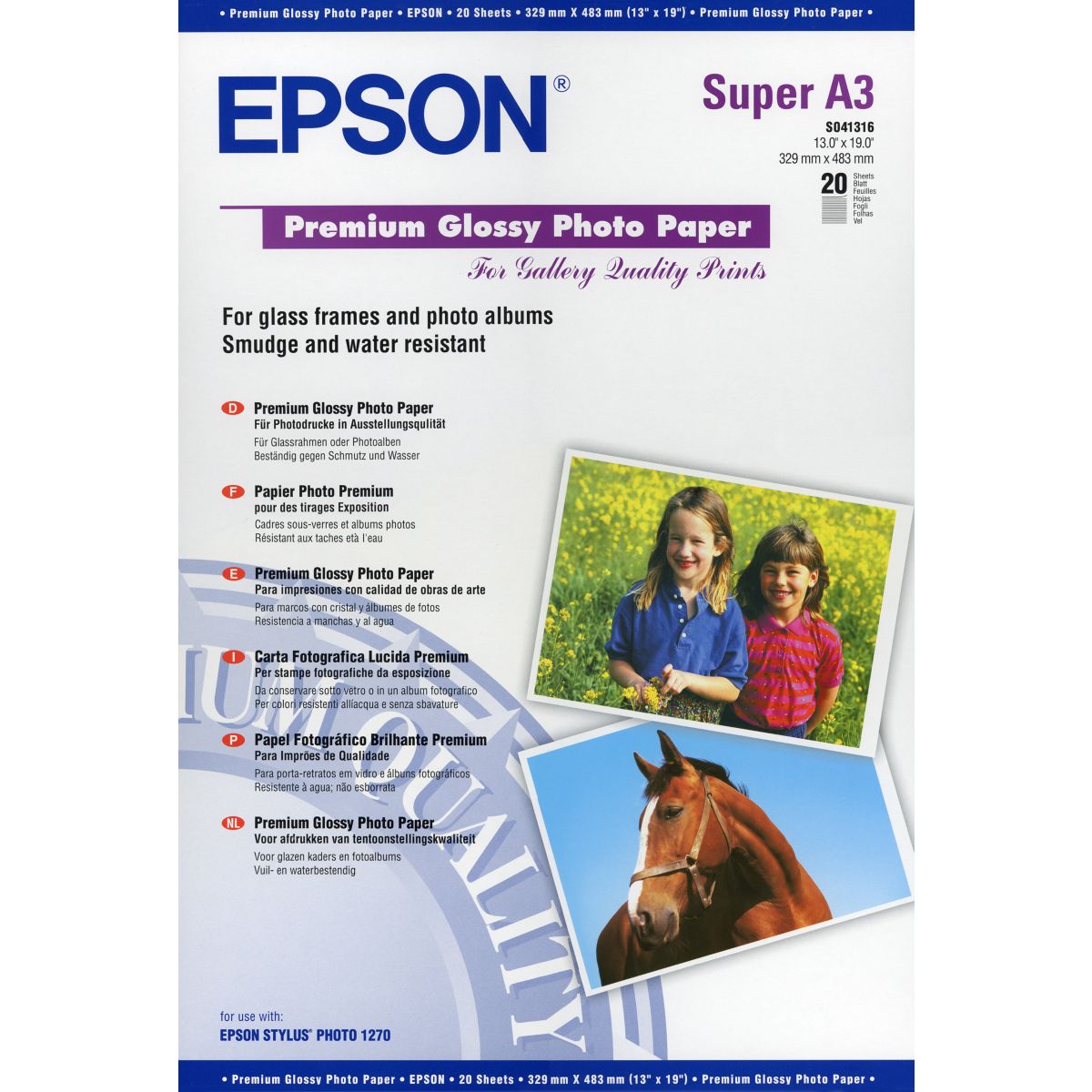 Papier photo epson 255g/m² - a3 20 feuilles - produit coup de coeur webdistrib.com ! (photo) Papier photo epson 255g/m² - a3 20 feuilles - produit coup de coeur webdistrib.com ! (photo)