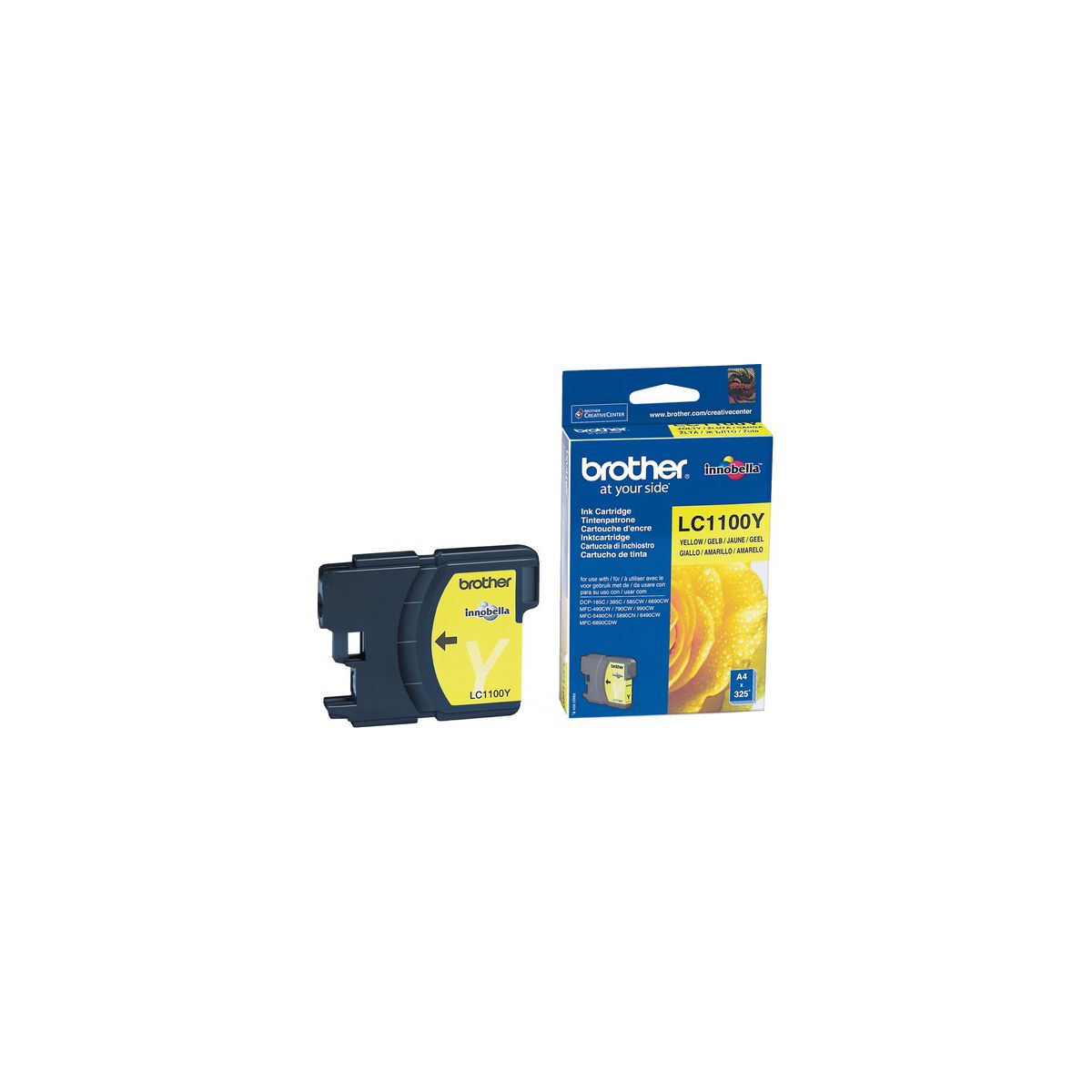 Cartouche brother lc1100 jaune (photo) Cartouche brother lc1100 jaune (photo)