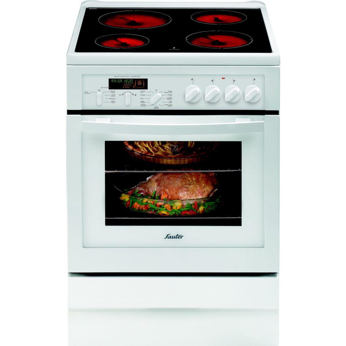Cuisinière vitrocéramique 60cm sauter scv1061w - 2% de remise : code gam2 (photo) Cuisinière vitrocéramique 60cm sauter scv1061w - 2% de remise : code gam2 (photo)