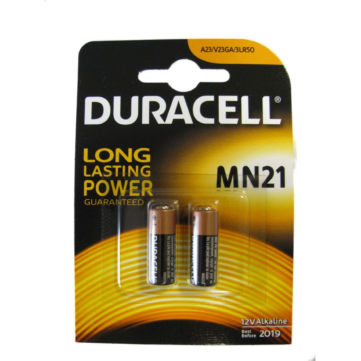 Pile non rechargeable duracell mn21 - a23 x 2 (photo) Pile non rechargeable duracell mn21 - a23 x 2 (photo)