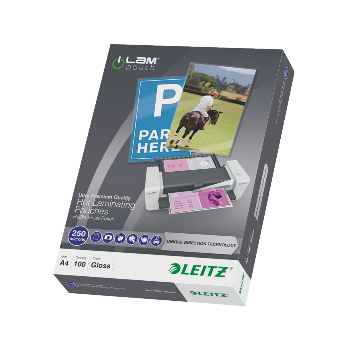 Conso plastif leitz pochettes 250 udt a4 (photo) Conso plastif leitz pochettes 250 udt a4 (photo)