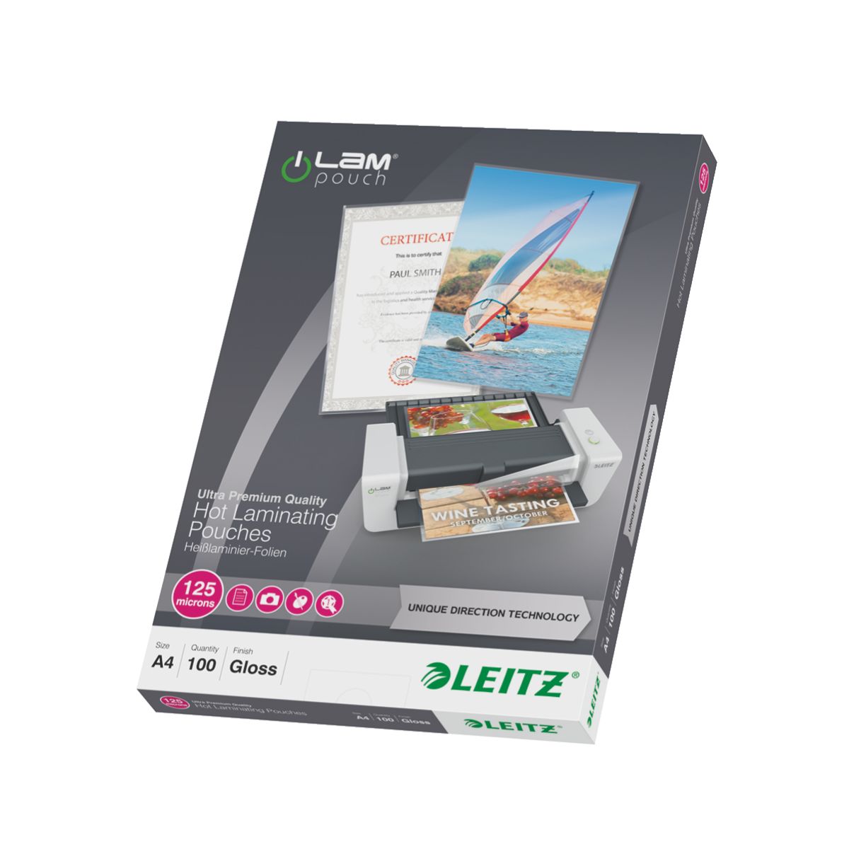 Conso plastif leitz pochettes 125 udt a4 (photo) Conso plastif leitz pochettes 125 udt a4 (photo)