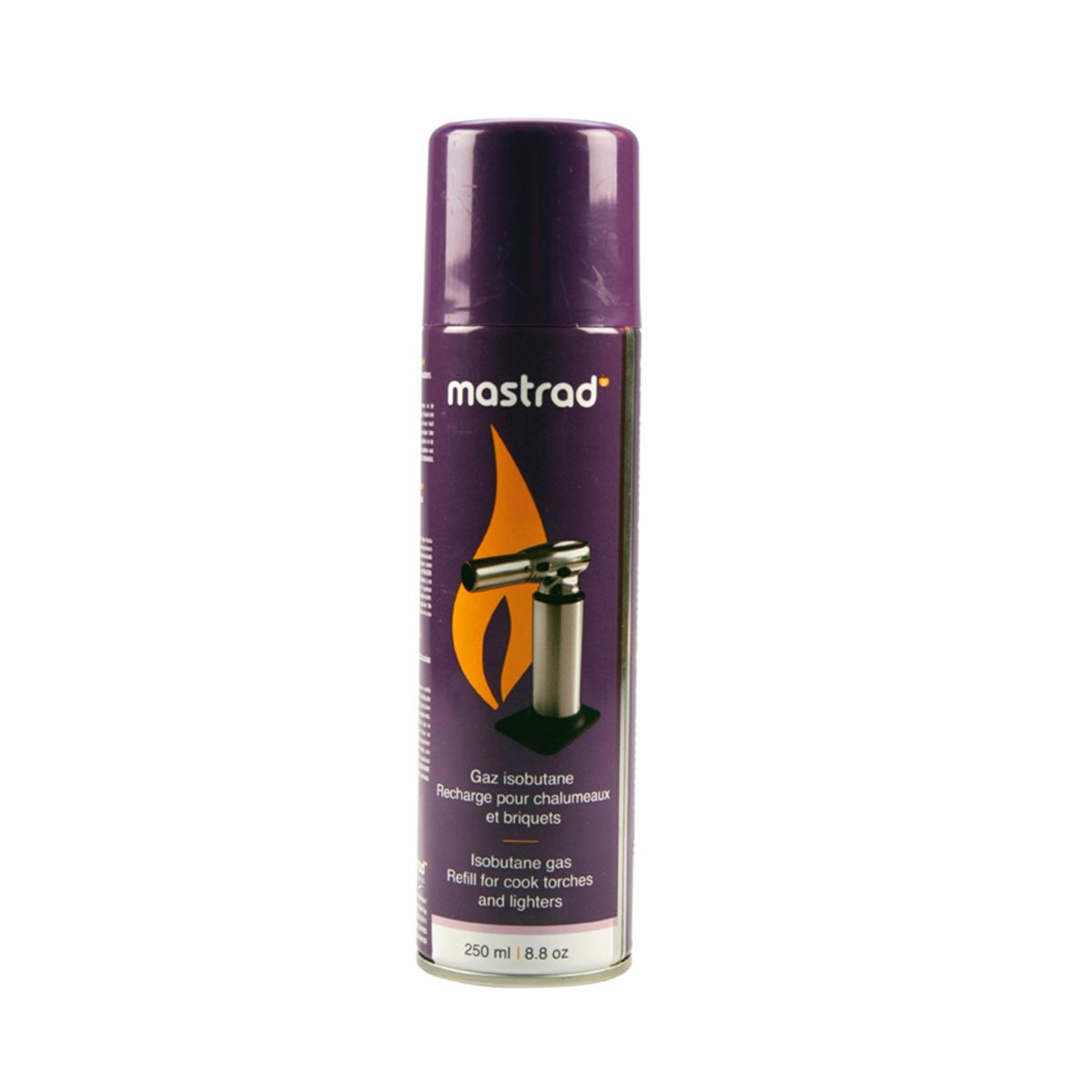 Recharge chalumeaux mastrad pour chalumeaux et briquets 250ml (photo) Recharge chalumeaux mastrad pour chalumeaux et briquets 250ml (photo)