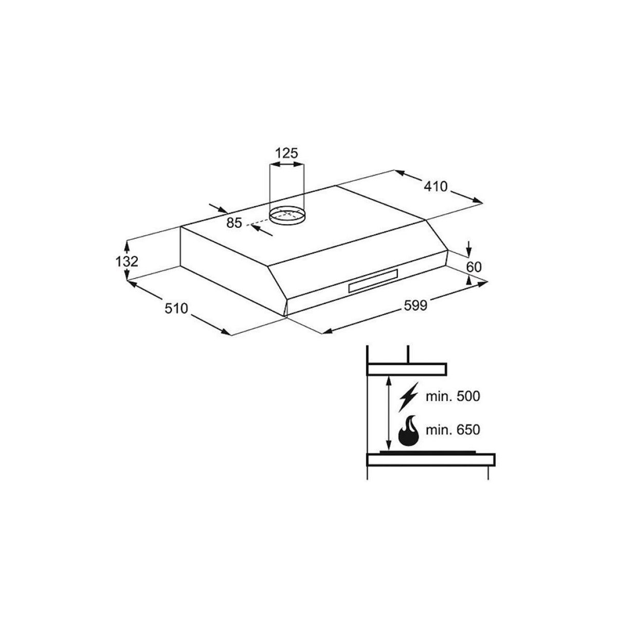 Hotte casquette faure fht6131x1 - livraison offerte : code livp (photo) Hotte casquette faure fht6131x1 - livraison offerte : code livp (photo)