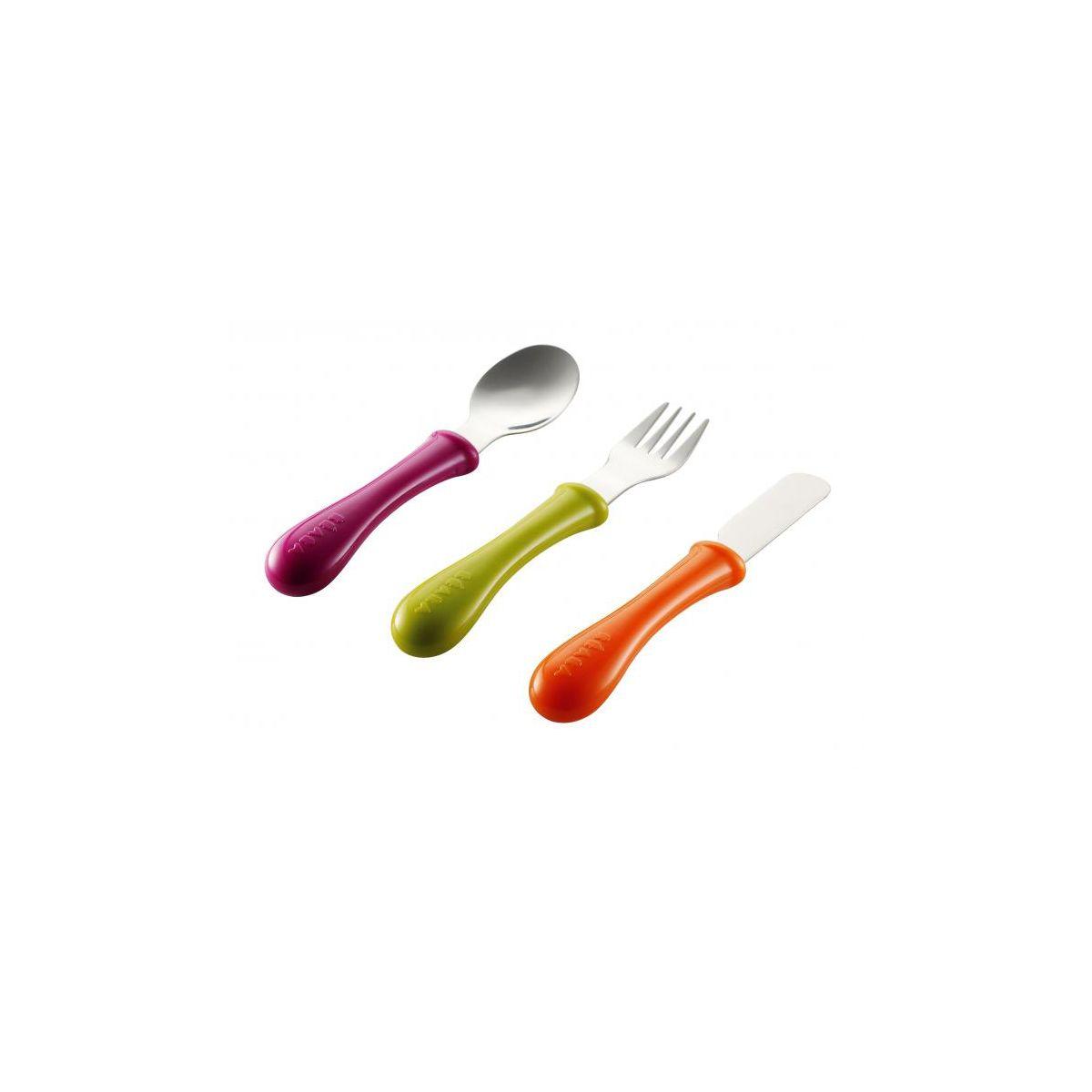 Acc-baby beaba 913230 set 3 couverts ino - produit coup de coeur webdistrib.com ! (photo) Acc-baby beaba 913230 set 3 couverts ino - produit coup de coeur webdistrib.com ! (photo)