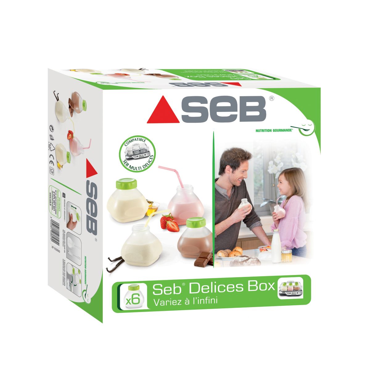 Pots seb xf102000 6 bouteilles yaourt a boire - 15% de remise immédiate avec le code : cool15 (photo) Pots seb xf102000 6 bouteilles yaourt a boire - 15% de remise immédiate avec le code : cool15 (photo)