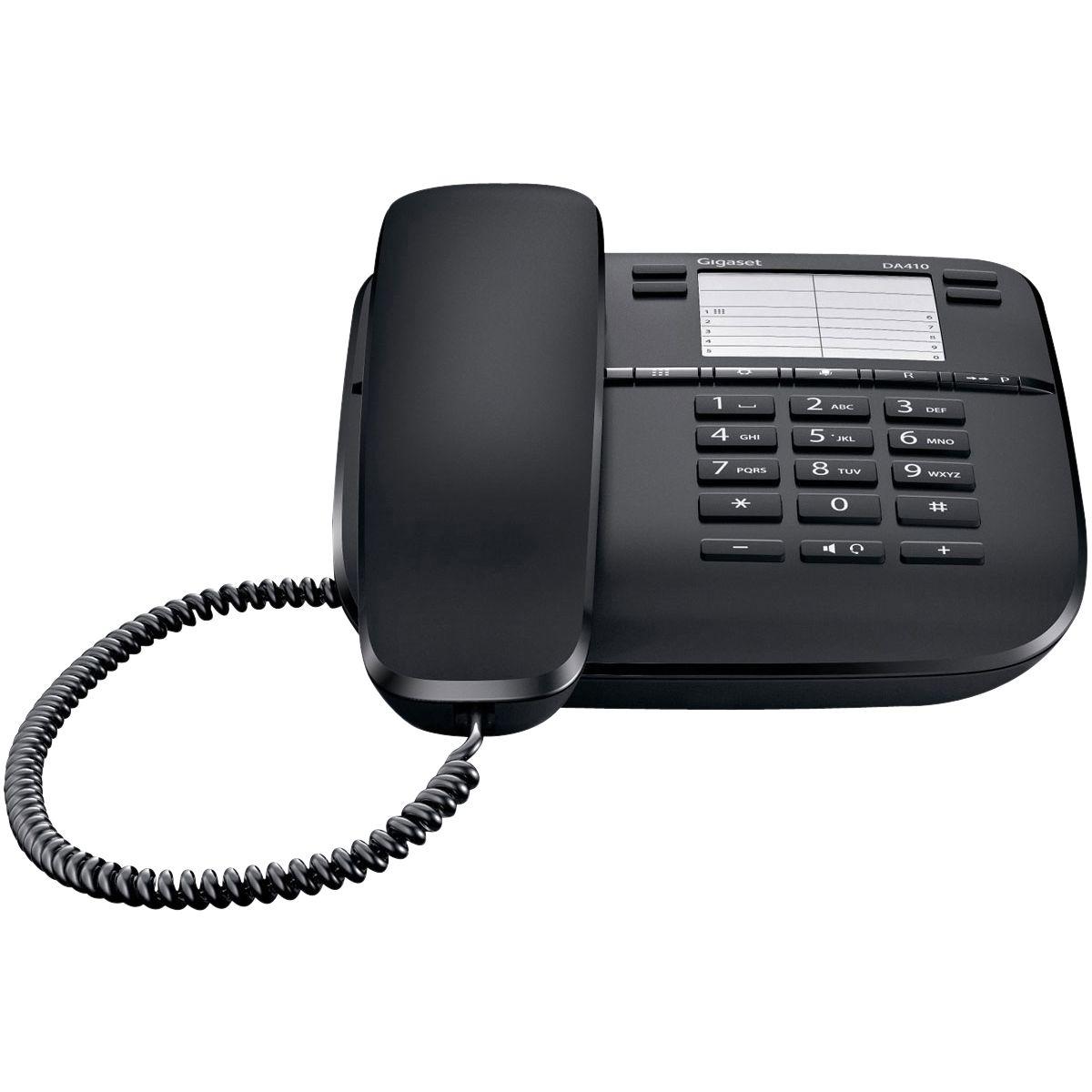 Téléphone filaire gigaset da410 noir - 20% de remise immédiate avec le code : cool20 (photo) Téléphone filaire gigaset da410 noir - 20% de remise immédiate avec le code : cool20 (photo)