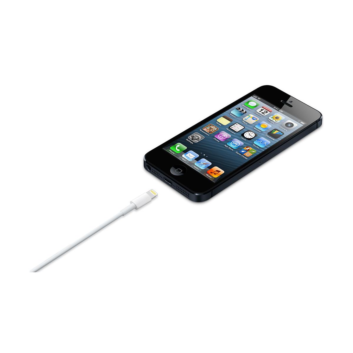 Câble lightning apple vers usb blanc 1m (photo) Câble lightning apple vers usb blanc 1m (photo)