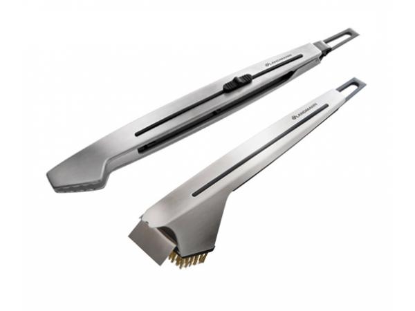 Kit brosse et pince à barbecue landmann (photo) Kit brosse et pince à barbecue landmann (photo)