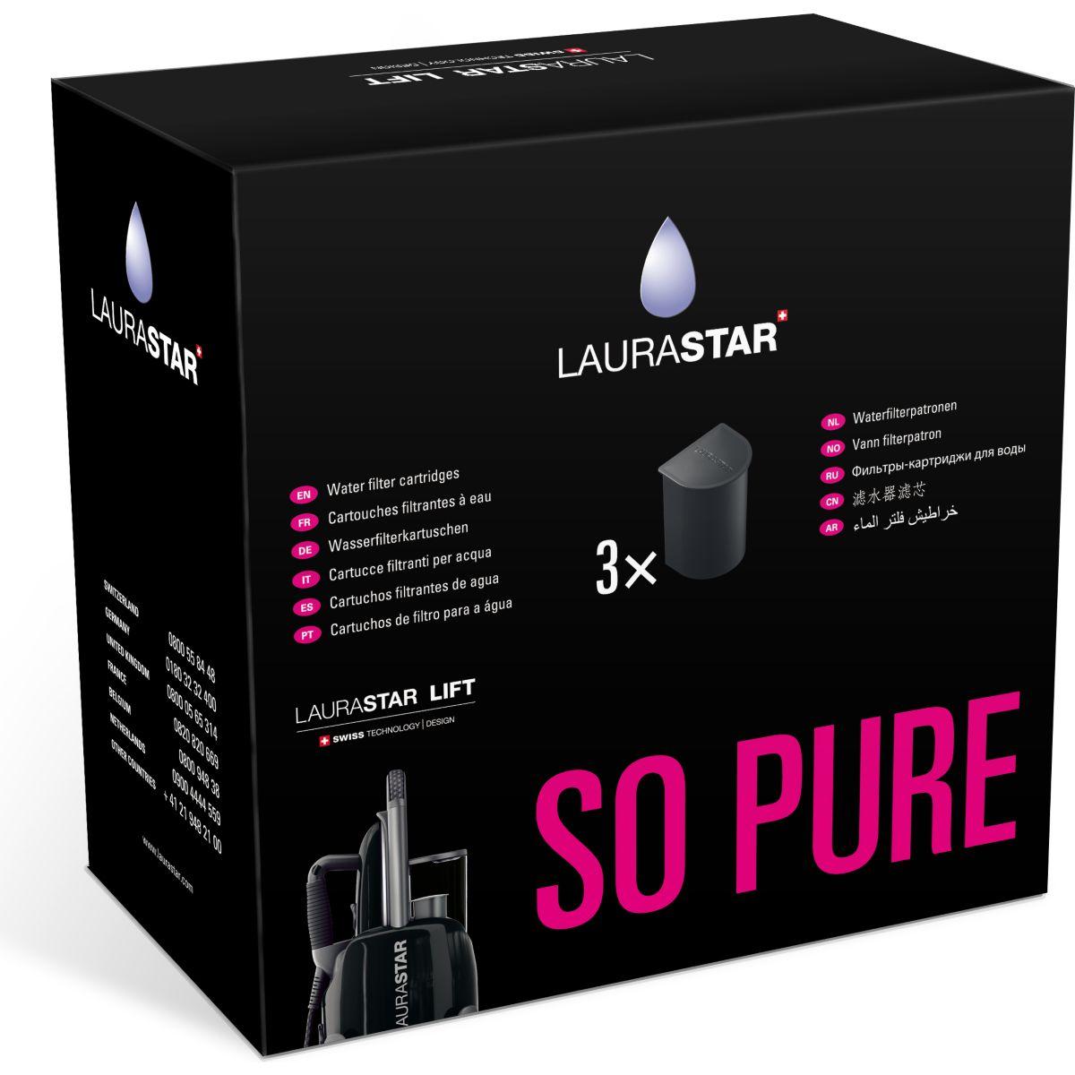 Cartouche anti-calcaire laurastar 3 cartouches pour lift - livraison offerte : code premium (photo) Cartouche anti-calcaire laurastar 3 cartouches pour lift - livraison offerte : code premium (photo)