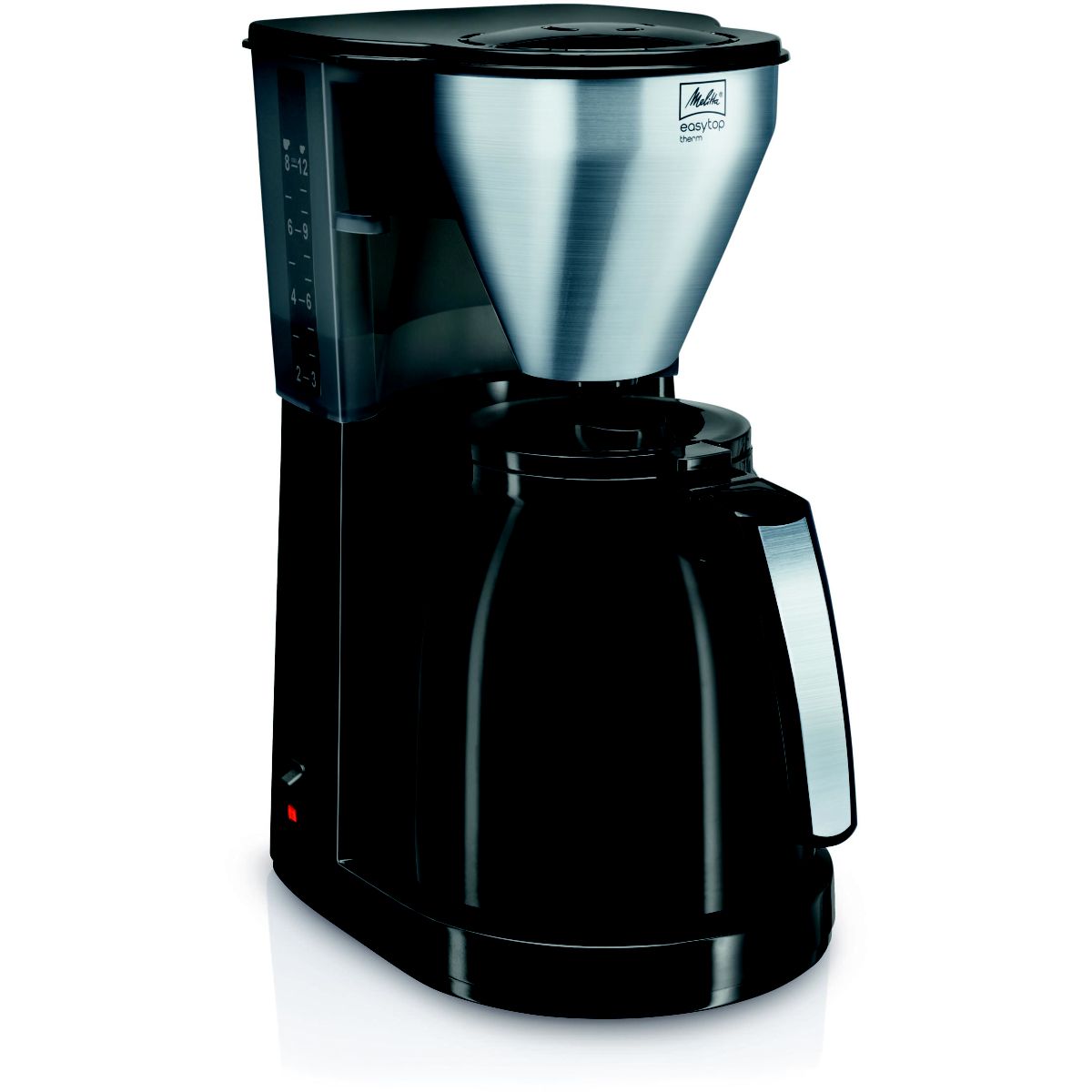 Cafetière filtre melitta easy top noir/ acier brosse (photo) Cafetière filtre melitta easy top noir/ acier brosse (photo)