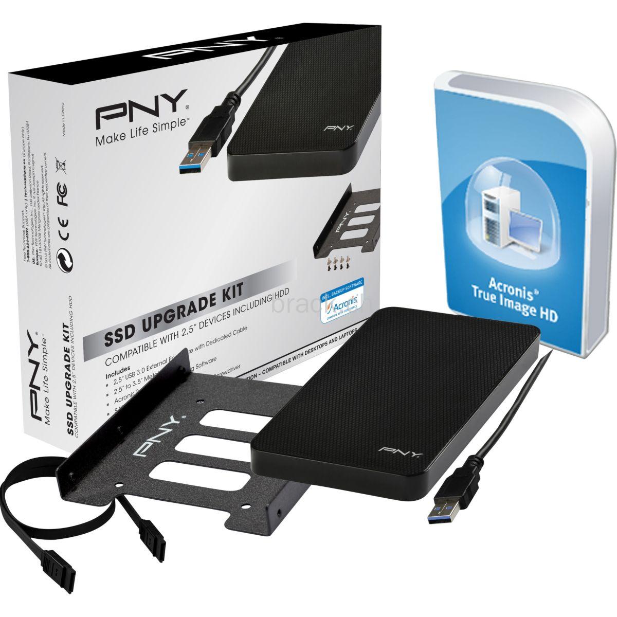 Boitier disque dur pny kit de mise � niveau ssd upgrade (photo) Boitier disque dur pny kit de mise � niveau ssd upgrade (photo)