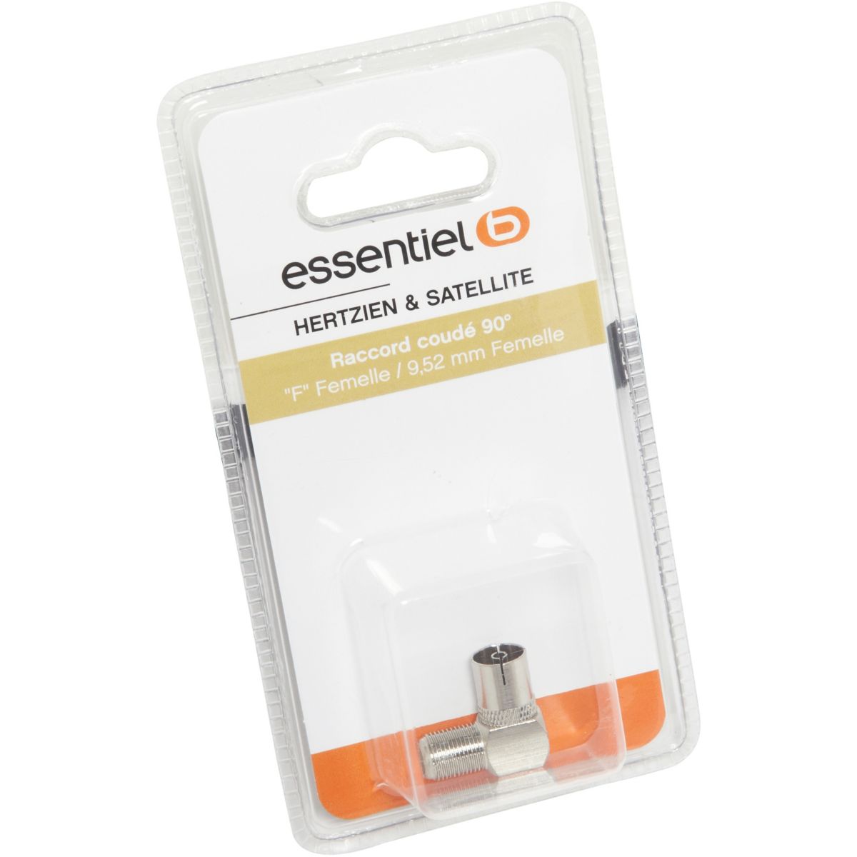 Adaptateur c�ble tv/sat essentielb coud� f femelle/9.52 fem m�tal (photo) Adaptateur c�ble tv/sat essentielb coud� f femelle/9.52 fem m�tal (photo)