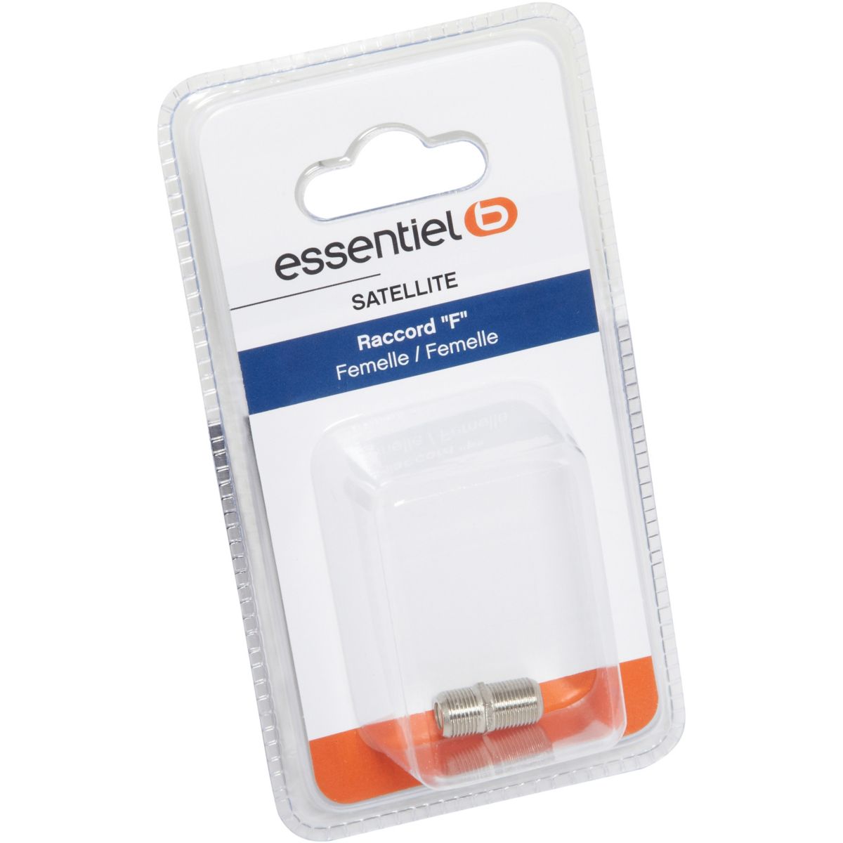 Adaptateur c�ble tv/sat essentielb f fem/f fem (photo) Adaptateur c�ble tv/sat essentielb f fem/f fem (photo)