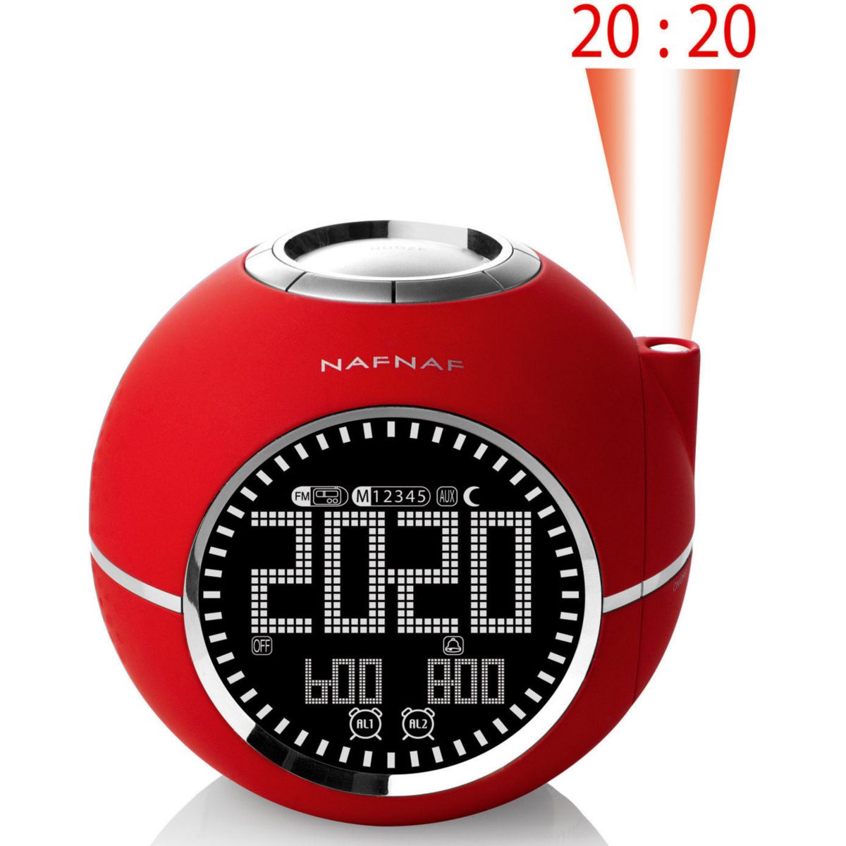 Radio r�veil nafnaf clockine rouge (photo) Radio r�veil nafnaf clockine rouge (photo)