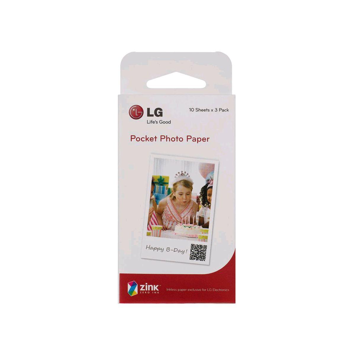 Papier photo lg ps2203 papier photo photo 3 paquets de 10 feuilles (photo) Papier photo lg ps2203 papier photo photo 3 paquets de 10 feuilles (photo)