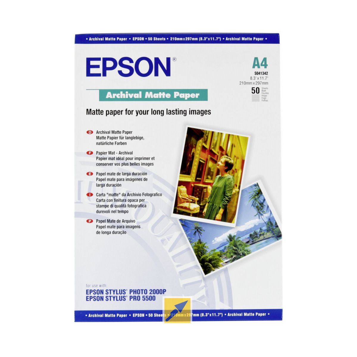 Papier photo epson mat archival a4 50 feuilles 192g - produit coup de coeur webdistrib.com ! (photo) Papier photo epson mat archival a4 50 feuilles 192g - produit coup de coeur webdistrib.com ! (photo)