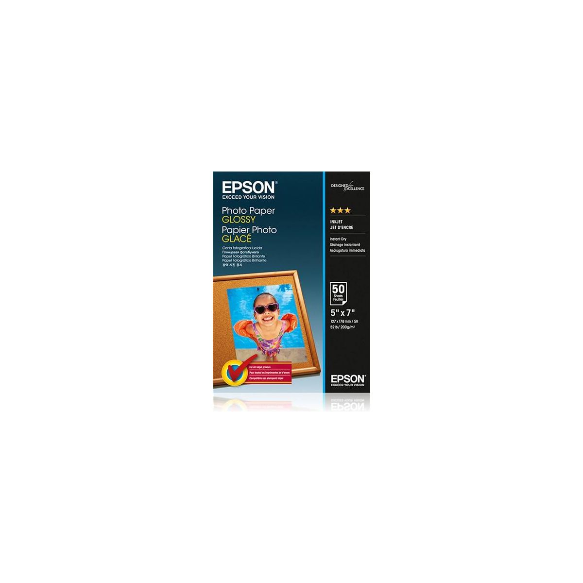 Papier photo epson glacé 200g 13x18 50 feuilles - produit coup de coeur webdistrib.com ! (photo) Papier photo epson glacé 200g 13x18 50 feuilles - produit coup de coeur webdistrib.com ! (photo)