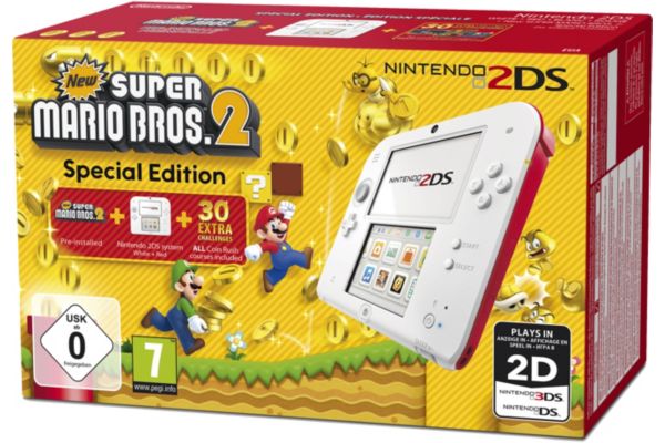 Console 2ds nintendo 2ds blanc/rouge + new super mario bros 2 (photo) Console 2ds nintendo 2ds blanc/rouge + new super mario bros 2 (photo)