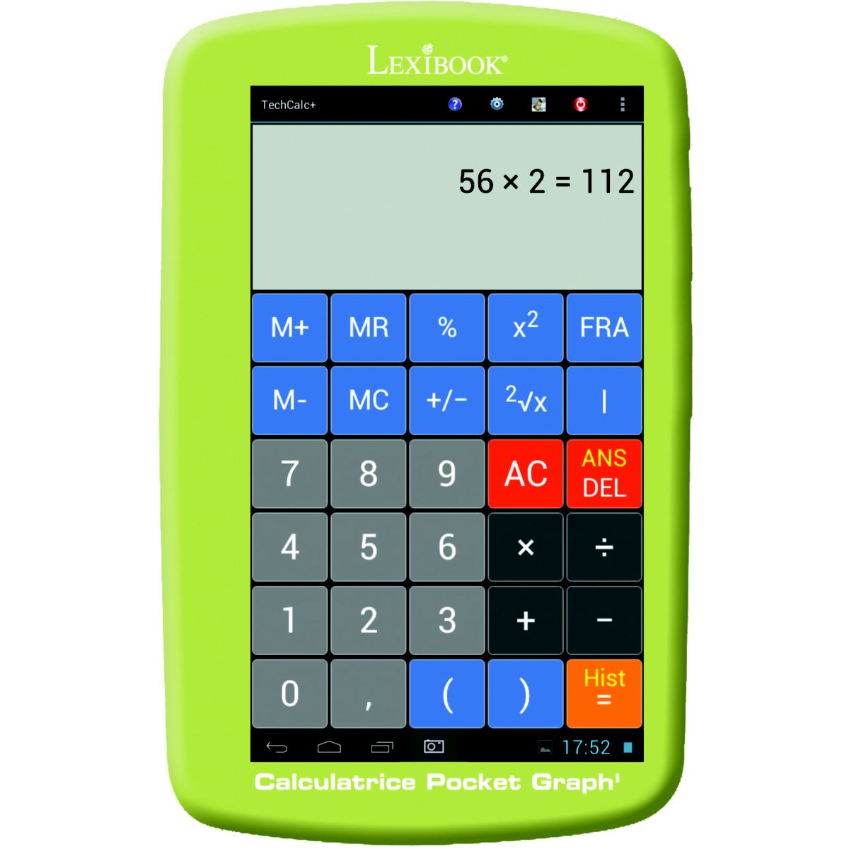 Calc. lexibook gc143fr vert (photo) Calc. lexibook gc143fr vert (photo)
