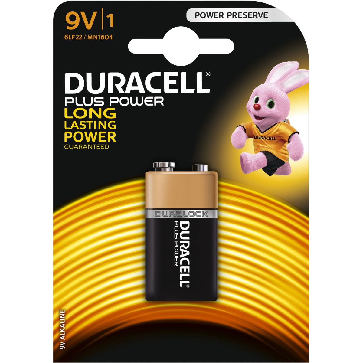 Pile non rechargeable duracell 9 volts x1 plus power (photo) Pile non rechargeable duracell 9 volts x1 plus power (photo)