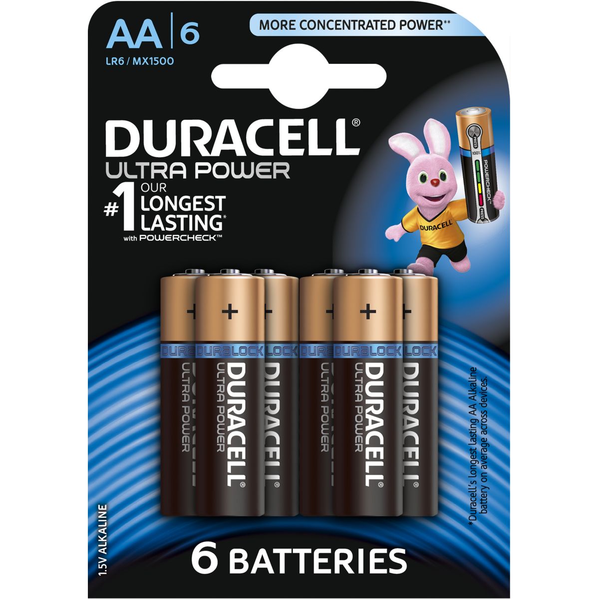 Pile non rechargeable duracell aa x6 ultra power lr06 (photo) Pile non rechargeable duracell aa x6 ultra power lr06 (photo)