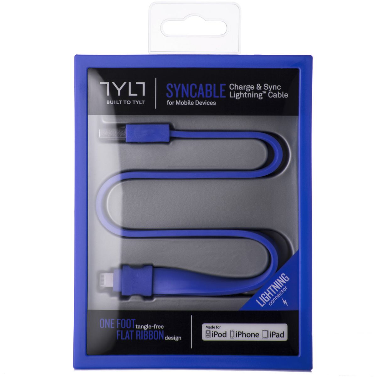 Câble lightning tylt syncable 1m bleu - 5% de remise : code multi5 (photo) Câble lightning tylt syncable 1m bleu - 5% de remise : code multi5 (photo)