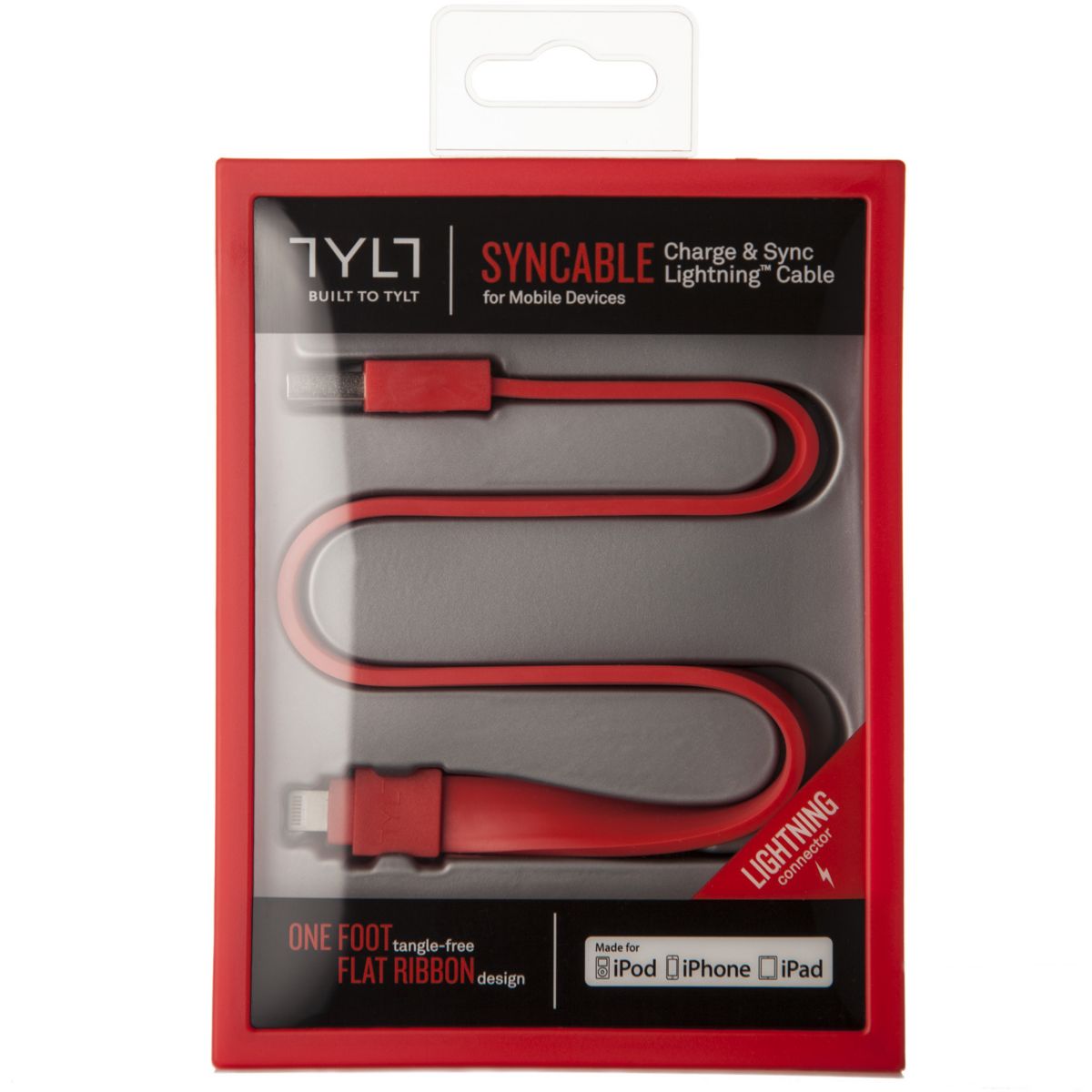 Câble lightning tylt syncable 1 m rouge - 20% de remise immédiate avec le code : cool20 (photo) Câble lightning tylt syncable 1 m rouge - 20% de remise immédiate avec le code : cool20 (photo)