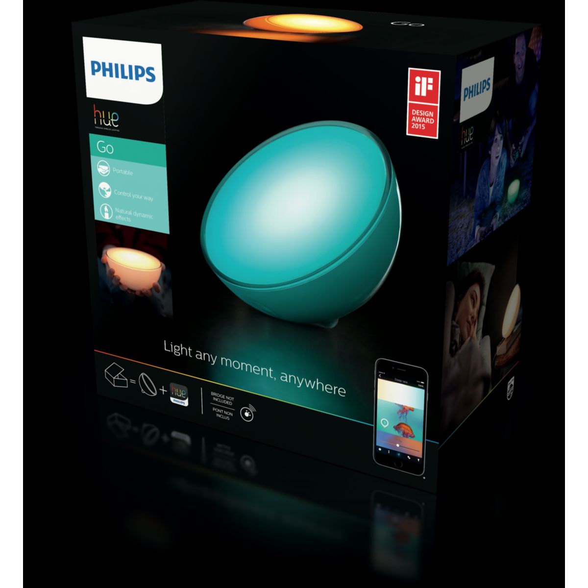 Lampe connectable philips hue go (photo) Lampe connectable philips hue go (photo)