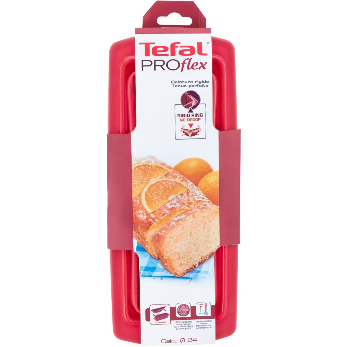 Moule en silicone tefal proflex cake 24cm retractable (photo) Moule en silicone tefal proflex cake 24cm retractable (photo)