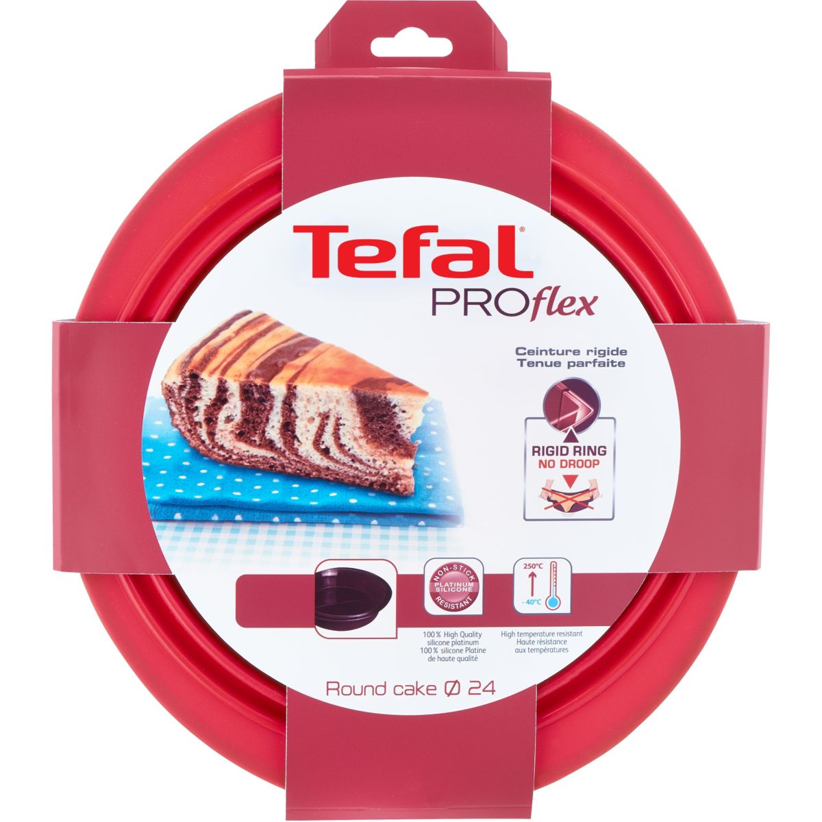 Moule en silicone tefal proflex manqu� diam24cm r�tractable (photo) Moule en silicone tefal proflex manqu� diam24cm r�tractable (photo)