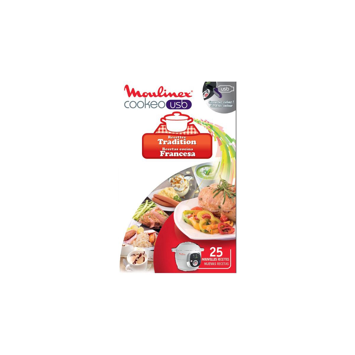 Clé usb moulinex clé usb cookeo- 25 recettes tradition (photo) Clé usb moulinex clé usb cookeo- 25 recettes tradition (photo)