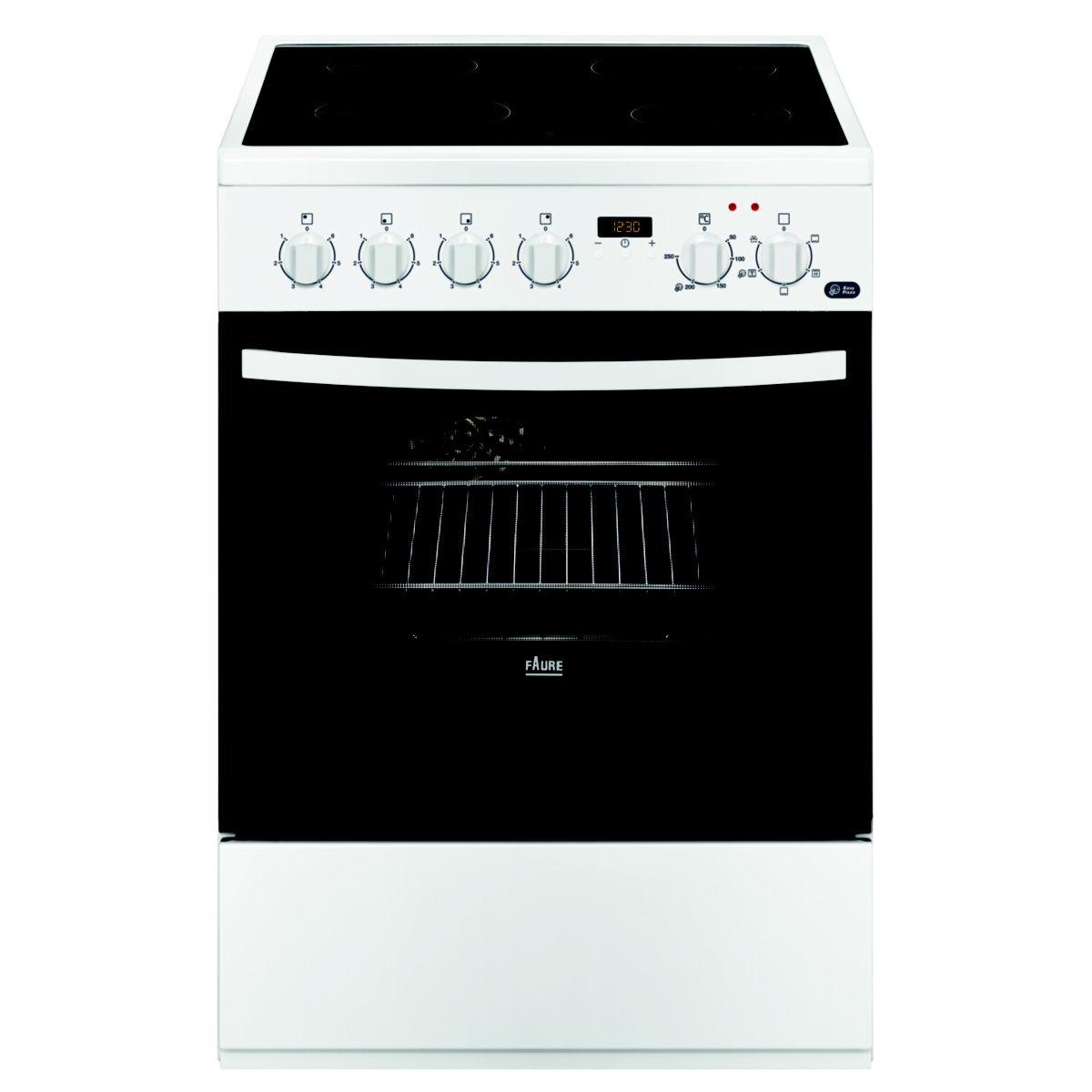 Cuisinière vitrocéramique faure fcv6530cwa - 2% de remise : code gam2 (photo) Cuisinière vitrocéramique faure fcv6530cwa - 2% de remise : code gam2 (photo)