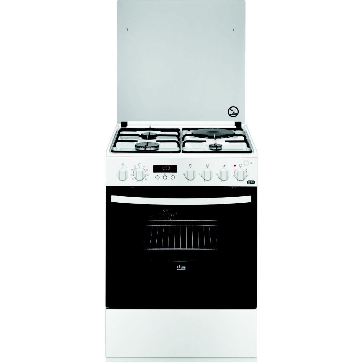 Cuisinière mixte faure fcm6560pwa - 10% de remise : code gam10 (photo) Cuisinière mixte faure fcm6560pwa - 10% de remise : code gam10 (photo)