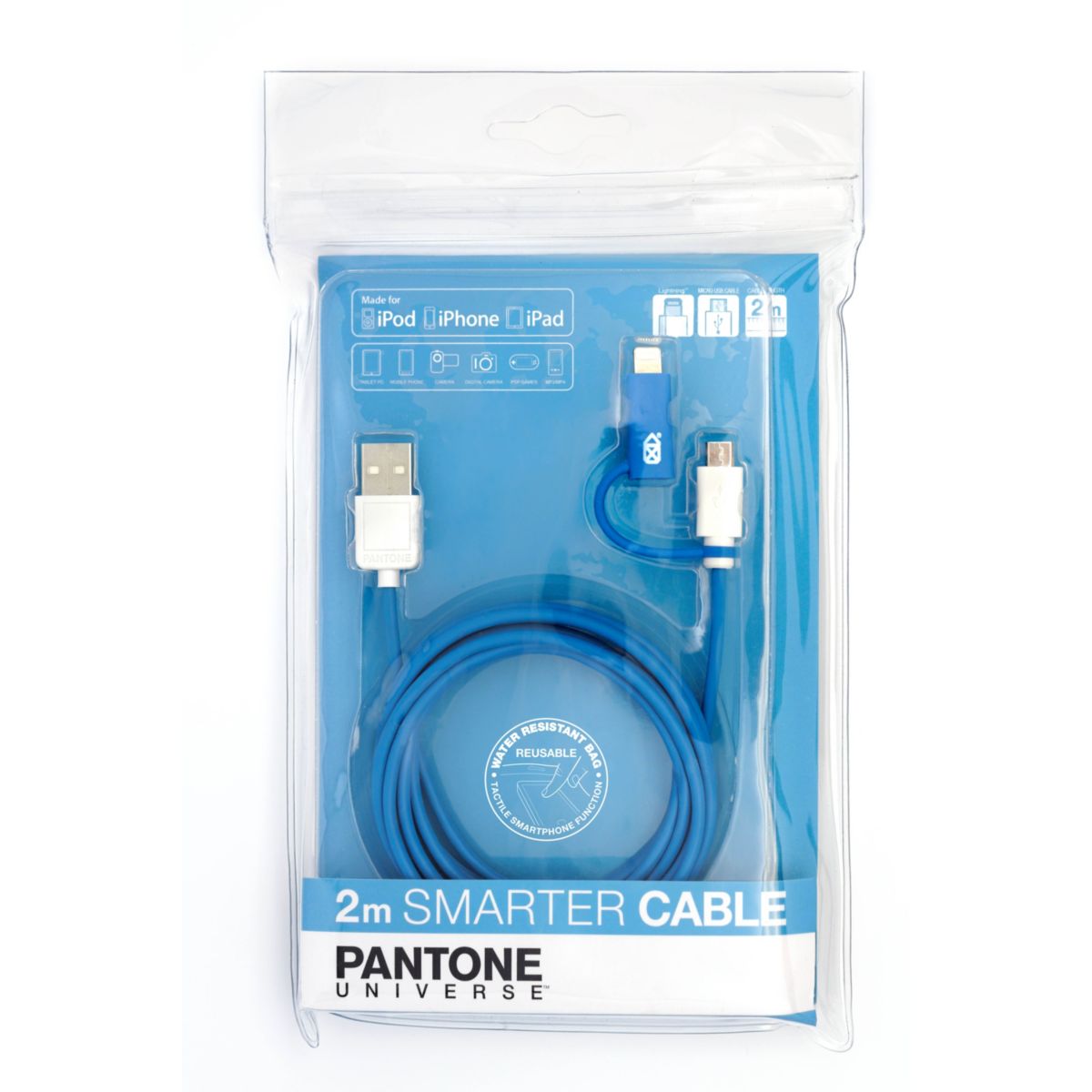 Câble duo pantone ligthning + micro usb bleu - 20% de remise immédiate avec le code : multi20 (photo) Câble duo pantone ligthning + micro usb bleu - 20% de remise immédiate avec le code : multi20 (photo)